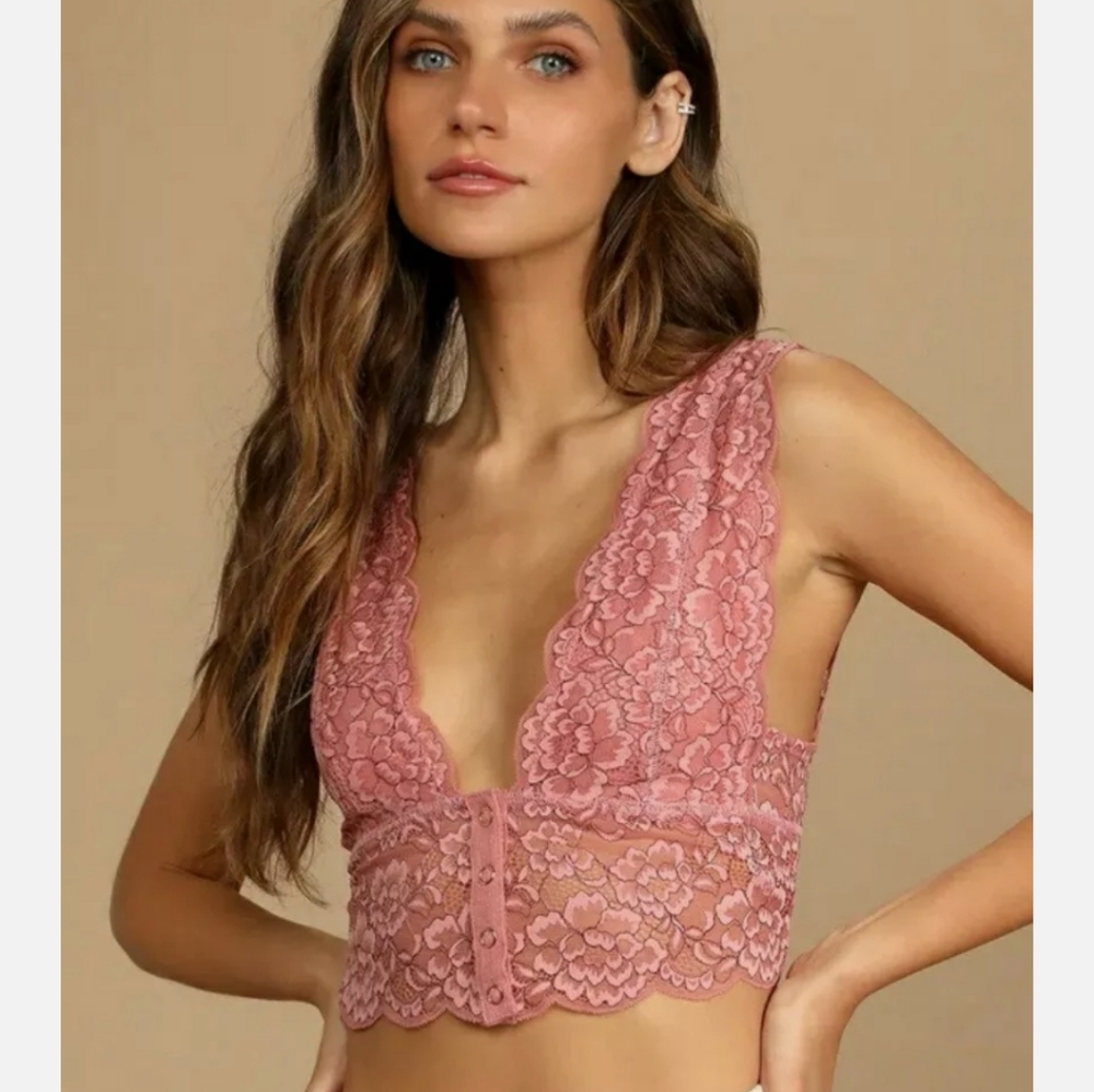 Free People Womens lace bralette